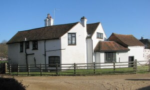 The rear of Bury Cottage