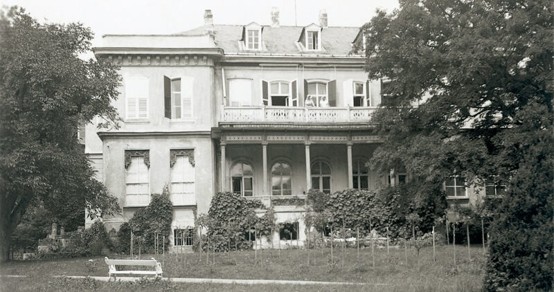 Villa Todesco, the von Lieben family home at Hinterbrühl, outside Vienna which was inherited by Henriette von Motesiczky and where Marie-Louise spent much of her childhood