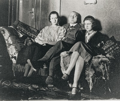 Marie-Louise, Max Beckmann and Mathilde ‘Quappi’ von Kaulbach (later Beckmann)