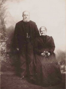 Photograph taken by George Ward of his parents - George and Sarah Ann Ward
