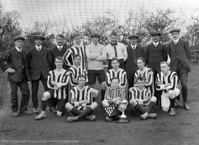 The team in about 1910 (PHO9664) [which is Horace?]