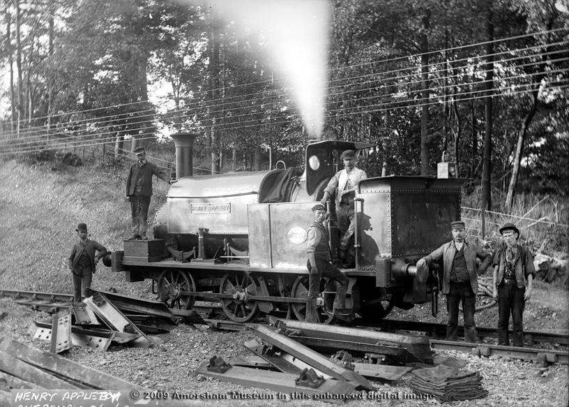"HENRY APPLEBY" engine 3.10.1891 - laying railway track (PHO9296)