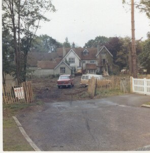 View from Woodside Road before demolition