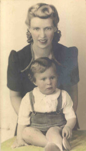 Tony Vallance & mother c 1942