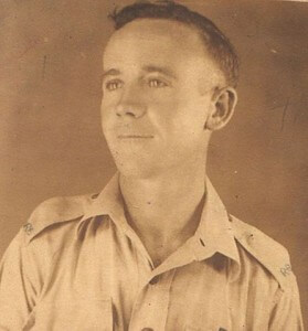 Kay's father in uniform