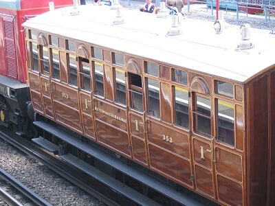 Early Metropolitan Railway First Class Carriage
