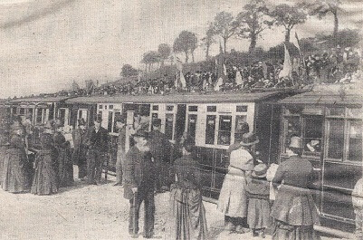 Chesham Station opening 1889