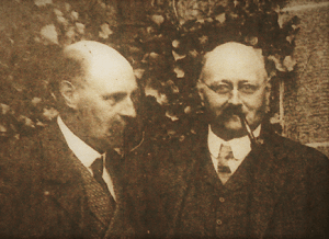 Humphrey England on the right with his brother, Fuller, also a doctor