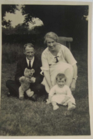 Wren Aileen Kilburn with her parents Charles and Elsie