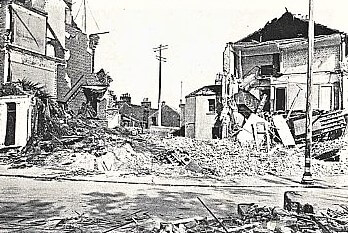 Wrens Hostel in Great Yarmouth bombed 23 March 1943