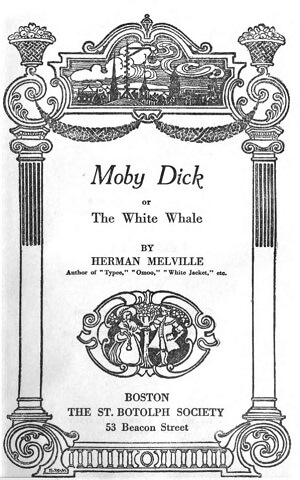 Fig. 14 The 1892 edition of Moby Dick