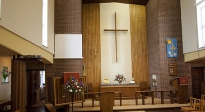 Interior of St John’s Methodist Church courtesy of amershammethodist.org.uk