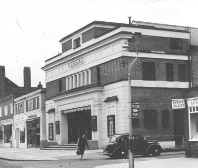 The Art Deco Regent cinema on Sycamore Road, demolished 1962