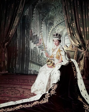 Queen Elizabeth II on her Coronation Day