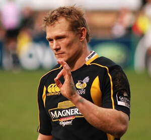 Josh Lewsey, who retired as a professional player for Wasps in 2009 after 11 years and 262 appearances