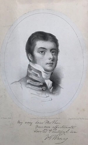 Francis Peter Werry - the frontispiece portrait from his memoirs (Buckinghamshire Archives, Ref:D-X_1064/18)
