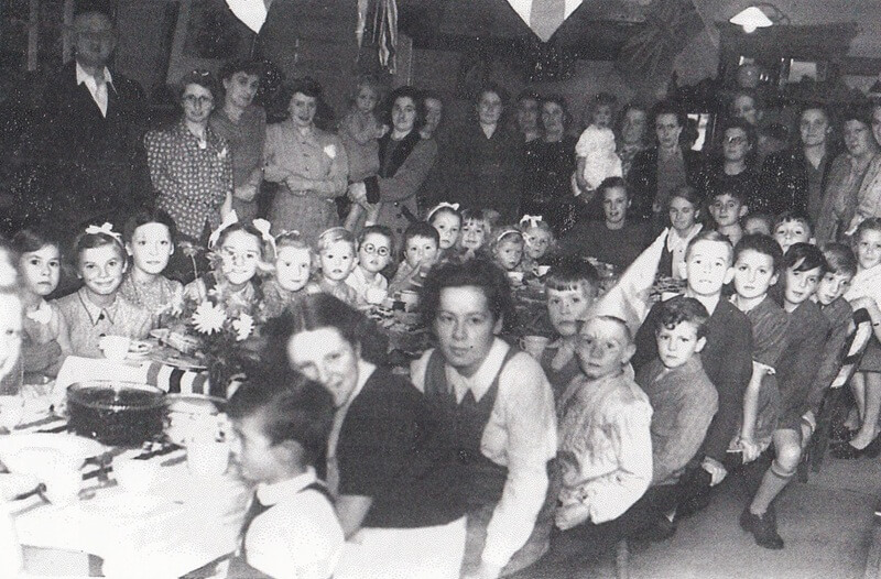 Children’s Party at the British Legion Hall in Whielden Street, photo courtesy of Amersham Museum