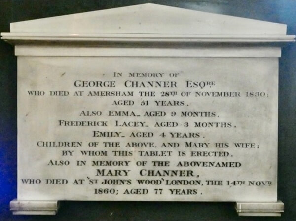 George Channer Tablet