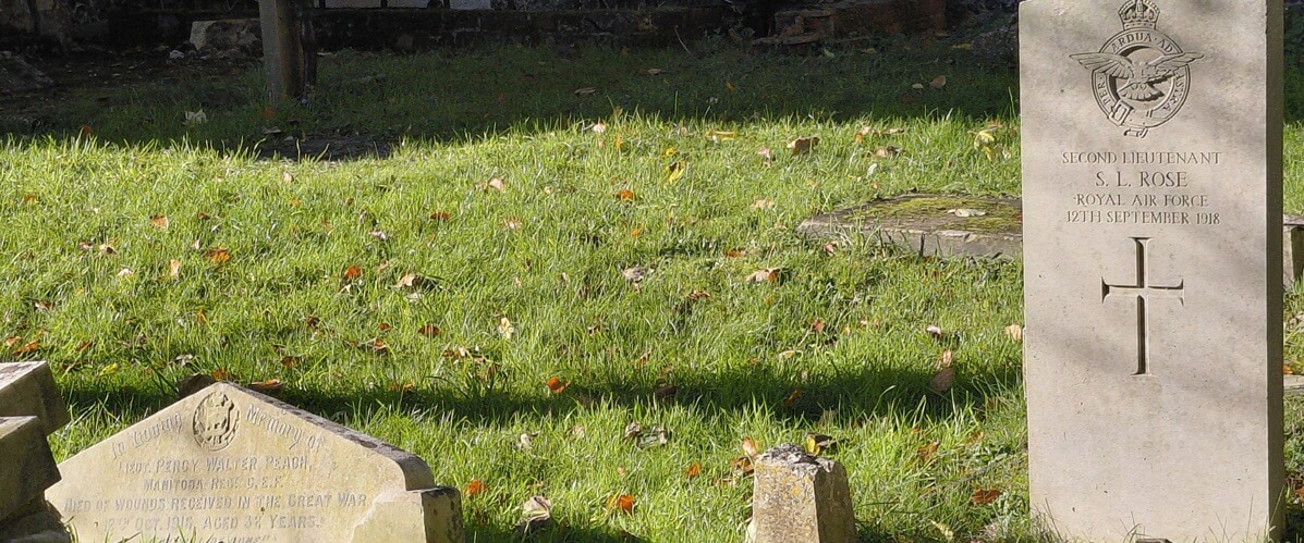 Lt Peach and 2nd Lt Lasenby Rose