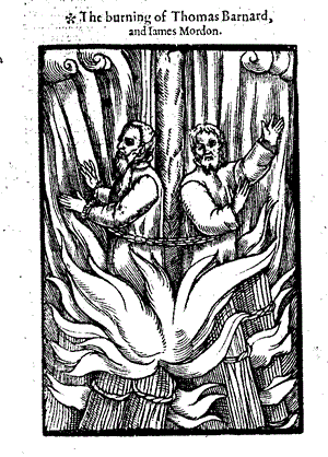 The burning of Thomas Barnard