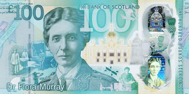 £100 Scotland Flora Murray