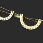 Optometry lenses and case