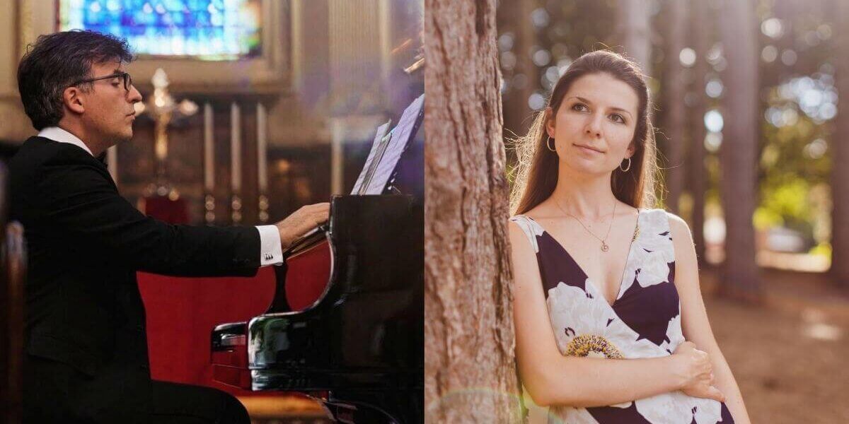 Soprano Betty Makharinsky and pianist Pavel Timofeyevsky