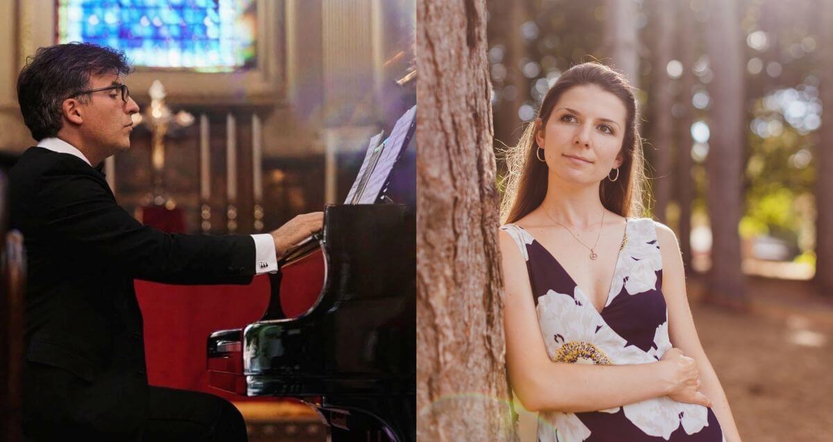 Soprano Betty Makharinsky and pianist Pavel Timofeyevsky